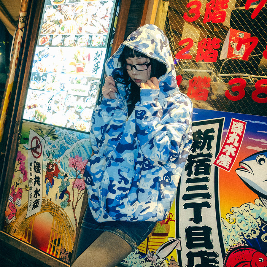 H1LL BLUE CAMO HOODIE