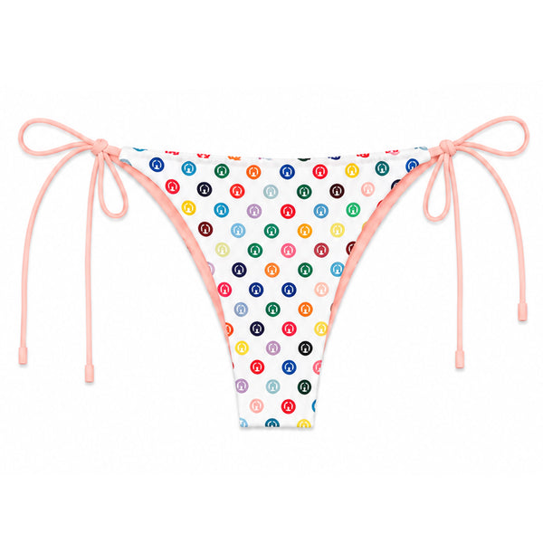 H1LL HOUSE Multi Color Monogram Bikini Bottom (BOTTOM ONLY)